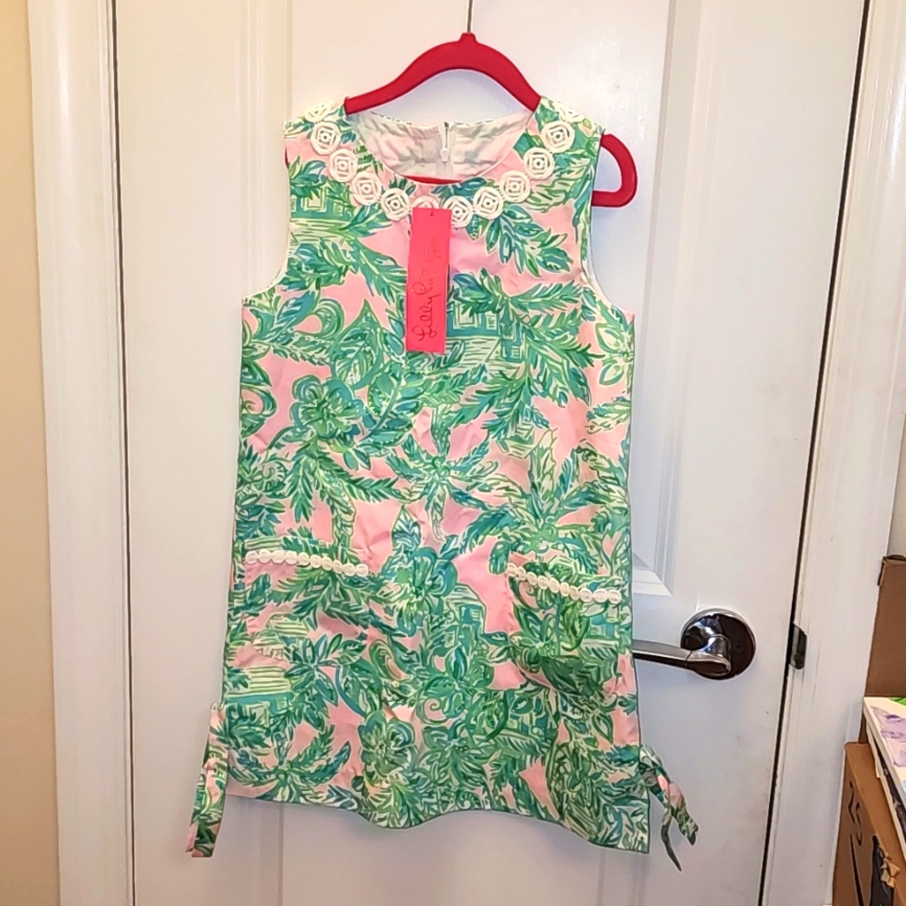 Girls Lily Pulitzer Little Lilly Classic Shift Dress Size 7  New with Tags.